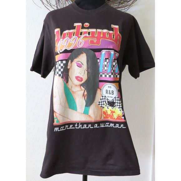 Aaliyah Tops - Aaliyah Women's 1996 More Than a Woman T shirt  Large  EUC